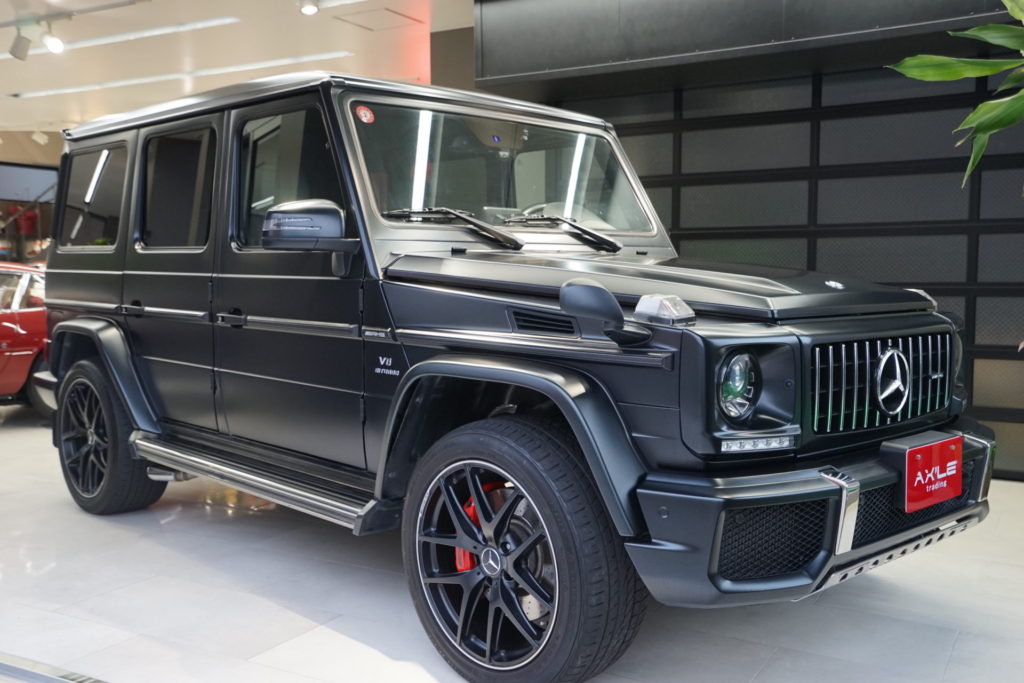 入庫情報 17ｙ メルセデスベンツｇ63ａｍｇ後期型 マットブラック 入庫 輸入車専門店アクセルトレーディング